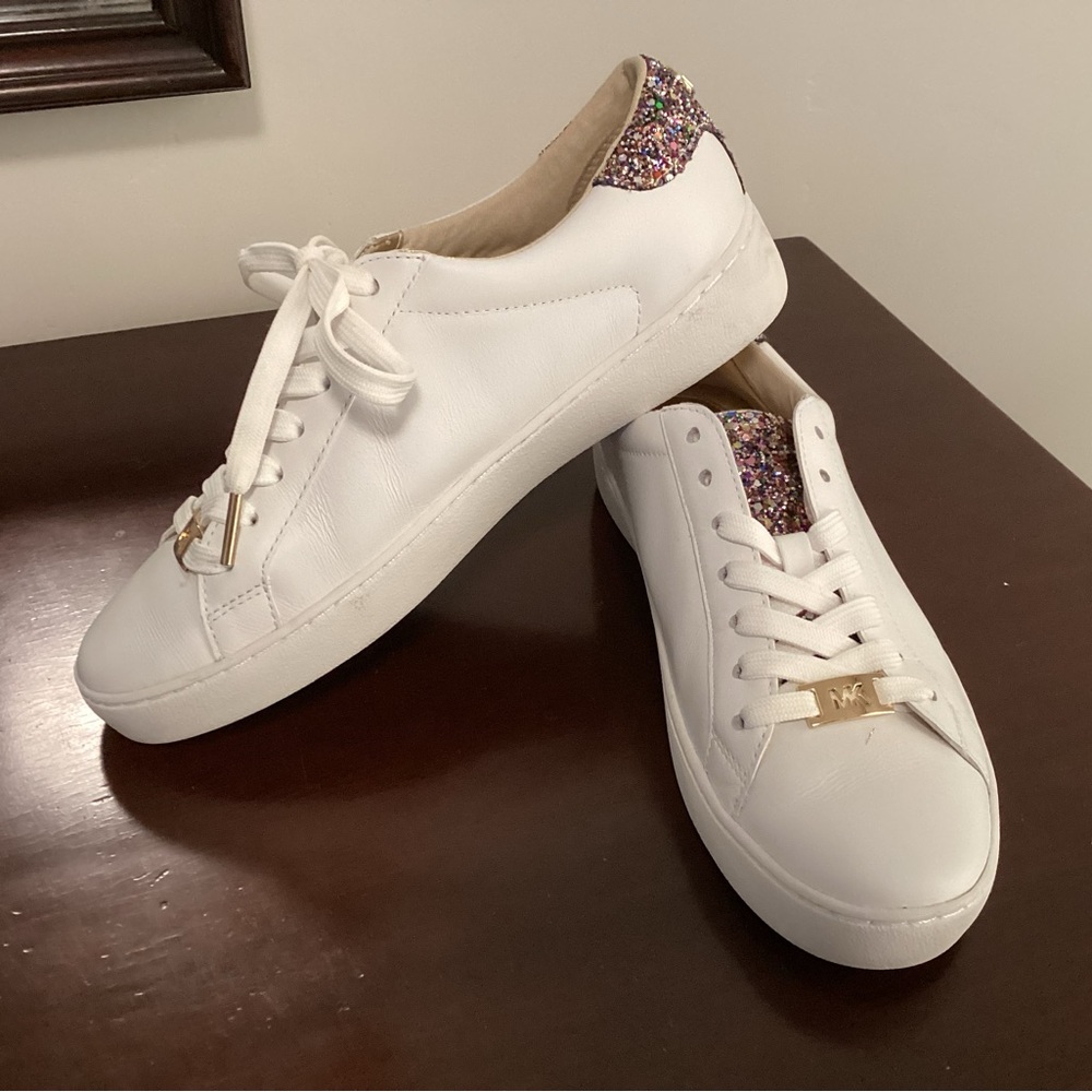 Michael Kors Irving glitter sneaker